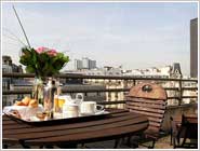 Hotels Paris, Terrace